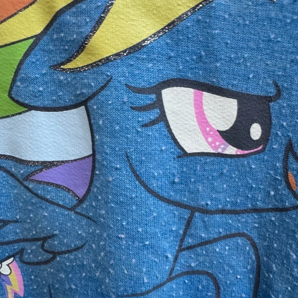Pony Movie 3T Girls Blue My Little Pony Long Sleeve Hooded Sweatshirt Dress